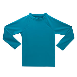 Open image in slideshow, Estamico Boys&#39; Long Sleeve Swimwear Rash Guard Athletic Tops Swim Shirt UPF 50+ Sun Protection
