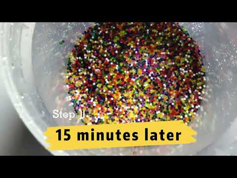 Water Beads Pack Rainbow Mix 50,000pcs Beads Growing Balls